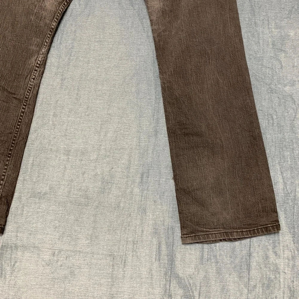Levi's 514 Jeans Mens 36x34 Black Denim Everyday Wear Medium Wash Straight Fit